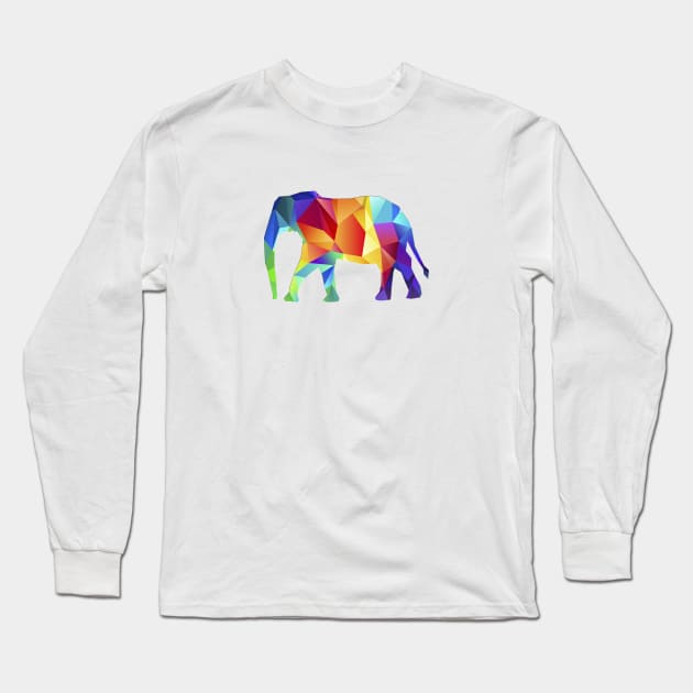 Elephant Long Sleeve T-Shirt by aleibanez